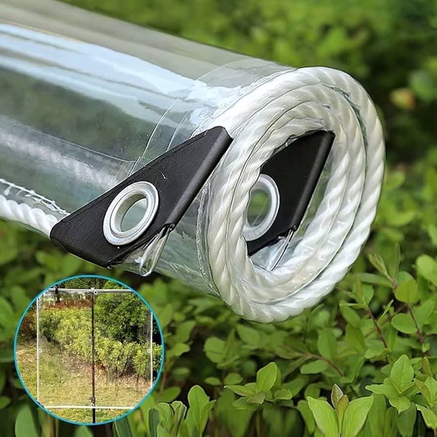 glass clear tarpaulin