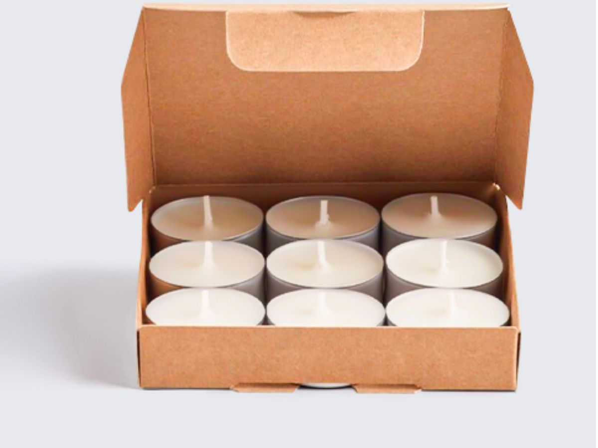 Cardboard candle boxes