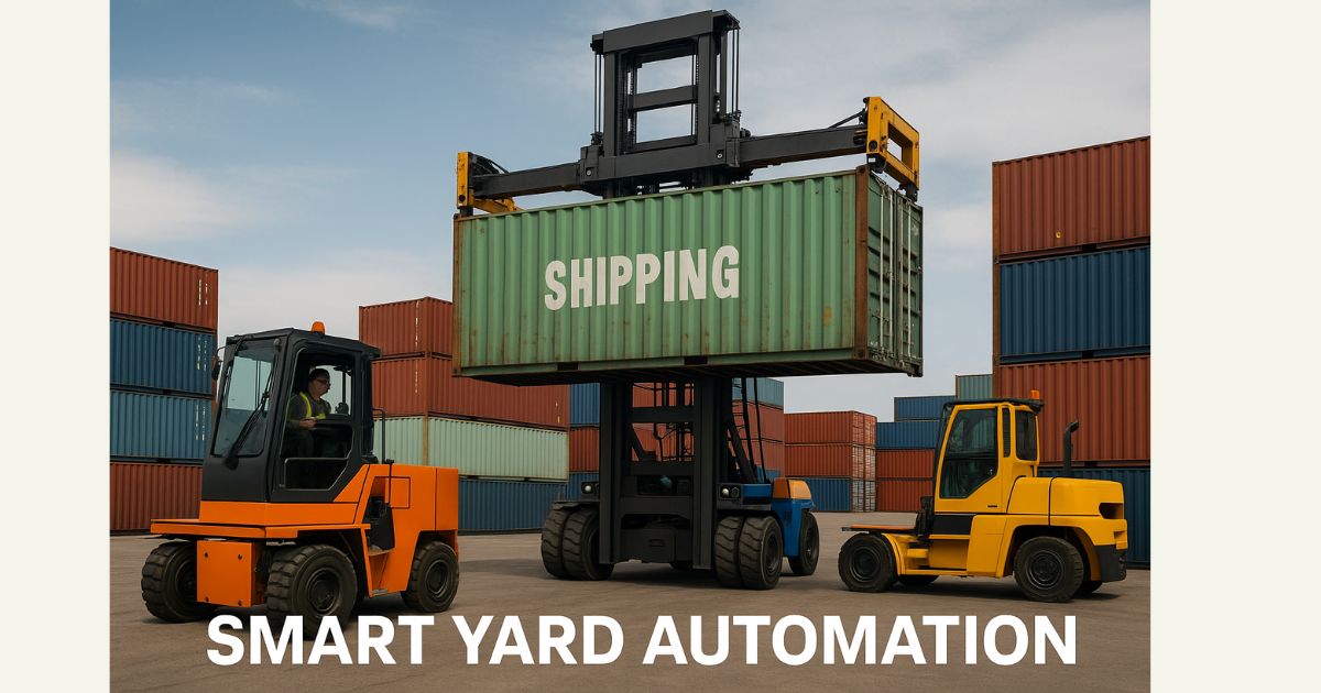 How Straddle Carriers and Forklifts Are Adapting to Smart Yard Automation in 2025
