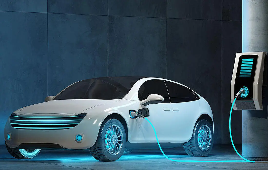 electric car in station